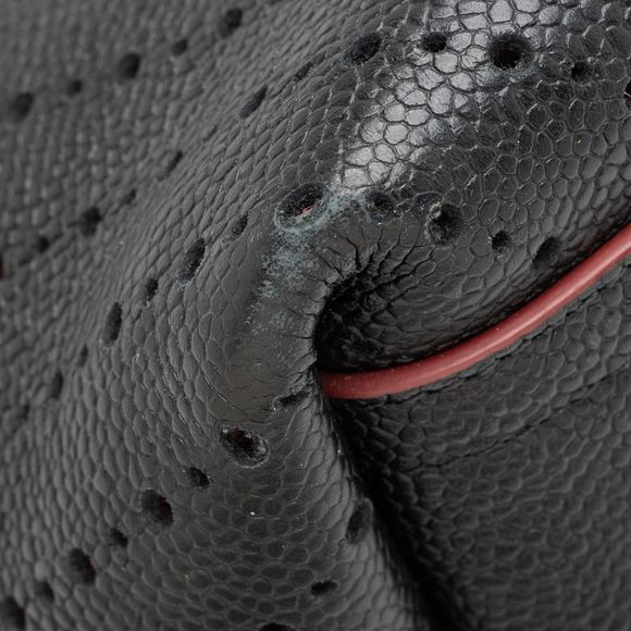 Chanel Perforated Caviar Leather CC Shopping Tote - Picture 10 of 13